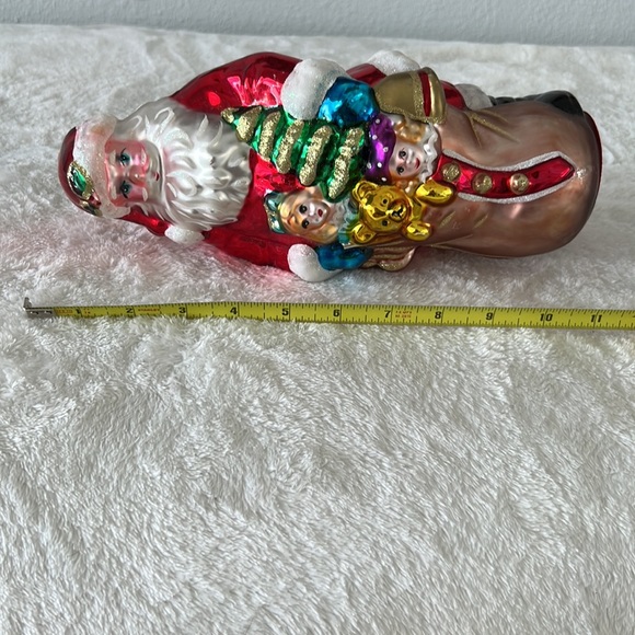 Santa Glass Decoration. - Picture 3 of 9